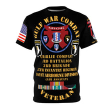 Load image into Gallery viewer, Unisex All Over Print - Gulf War Combat Infantry Vet with Charlie Co, 3rd Battalion, 3rd Brigade, 187th Infantry, 101st Airborne Div w Tori