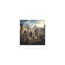 Load image into Gallery viewer, Indoor and Outdoor Silk Posters - Hannibal Battling the Roman Legions as he Enters Rome