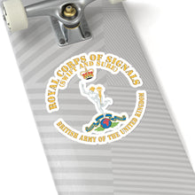 Load image into Gallery viewer, Kiss-Cut Stickers - UK - Royal Corps of Signals - Swift and Sure - Army of UK X 300