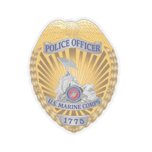 Load image into Gallery viewer, Kiss-Cut Stickers - USMC - Police Officer - U.S. Marine Corps 1775 X 300