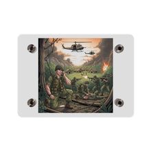Load image into Gallery viewer, Acrylic Wall Art Panel - Vietnam Patrol Fire Fight Requesting Medevac