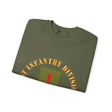 Load image into Gallery viewer, Crewneck Sweatshirt - SSI - 1st Infantry Division - Big Red One X 300