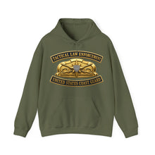 Load image into Gallery viewer, Hoodie – USCG - Tactical Law Enforcement w txt - 3D - Enhanced