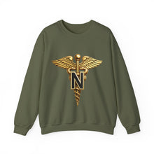 Load image into Gallery viewer, Crewneck Sweatshirt - Army Nurse Corps Branch Insignia - 3D - Enhanced