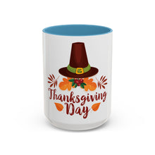 Load image into Gallery viewer, Accent Coffee Mug - Thanksgiving Day - Happy Thanksgiving Day