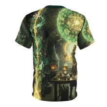Load image into Gallery viewer, The Ancient Alchemist Turning Lead into Gold Tee | Alchemy AOP Shirt