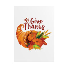 Load image into Gallery viewer, Rolled Poster - Thanksgiving - Give Thanks