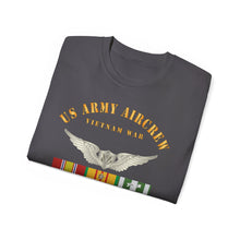 Load image into Gallery viewer, Unisex Ultra Cotton Tee - Army - US Army AirCrew - Air Crew Badge - Vietnam - Combat Veteran VN SVC X 300