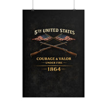 Load image into Gallery viewer, Posters - Honoring the 5th USCT, 1864 - Left