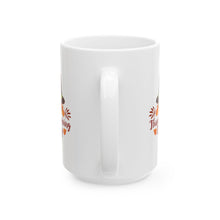 Load image into Gallery viewer, White Ceramic Mug - 11oz & 15oz - Thanksgiving Day - Happy Thanksgiving Day