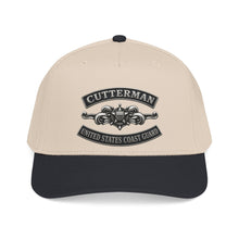 Load image into Gallery viewer, Mid Profile Baseball Cap - USCG - Cutterman - Enlisted w txt - 3D - Enhanced