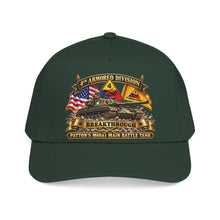 Load image into Gallery viewer, Mid Profile Baseball Cap - 4th Armored Division - PATTON'S M60A1 Main Battle Tank - Breakthrough Division