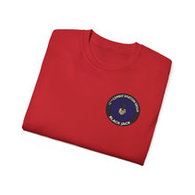 Load image into Gallery viewer, Unisex Ultra Cotton Tee - Vietnam Combat Aviation Vet w Air Crew Badges - 12th Combat Aviation Group - Black Jack No2 - Sgt Howard Meyers - 1968-1969 SVC X 300
