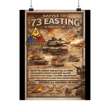 Load image into Gallery viewer, Matte Poster - Battle of 73 Easting - 3rd Armored Division