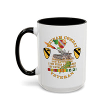 Load image into Gallery viewer, Colorful Mug (11oz/15oz) - Army - Charlie Battery.2nd Battalion,17th Field Artillery - w 1st Cavalry Div - M110 8in SP - Vietnam Vet w VN SVC X 300