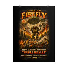 Load image into Gallery viewer, Posters - Operation Firefly - 555th Parachute Infantry