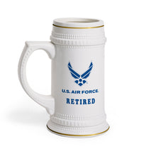 Load image into Gallery viewer, United States Army Air Forces Retired Stein Mug - Military Veteran Beer Stein