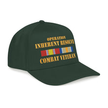Load image into Gallery viewer, Mid Profile Baseball Cap - Opn Inherent Resolve (OIR) SVC Bar - Combat Veteran - DTF