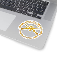 Load image into Gallery viewer, Kiss-Cut Stickers - Army - 3rd Bn 502nd Infantry Regt - Widowmakers - Infantry Br