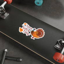 Load image into Gallery viewer, Die-Cut Stickers - Happy Turkey Day - Thanksgiving