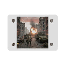 Load image into Gallery viewer, Acrylic Wall Art Panel - M3A1 - 9th Armor Division Attack - WWII