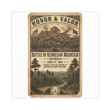 Load image into Gallery viewer, Indoor and Outdoor Silk Posters - Battle of Kennesaw Mountain