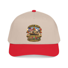 Load image into Gallery viewer, Mid Profile Baseball Cap - Army - Desert Storm - 2nd Armored Div - Combat Vereran Veteran w GULF SVC - 3D - Enhanced