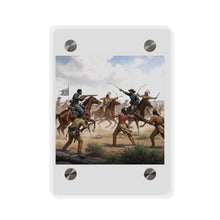 Load image into Gallery viewer, Acrylic Wall Art Panel - 9th Cavalry Regiment fighting Native Americans during the Indian Wars