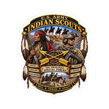 Load image into Gallery viewer, Kiss-Cut Stickers - United States Indian Scouts (USS) - Original Special Forces - 3D - Enhanced