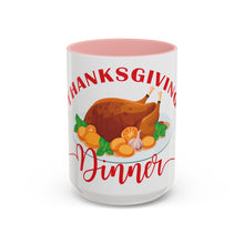 Load image into Gallery viewer, Accent Coffee Mug - Thanksgiving Dinner