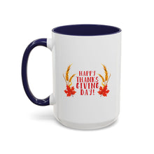 Load image into Gallery viewer, Accent Coffee Mug - Happy Thanksgiving Day