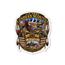 Load image into Gallery viewer, Die-Cut Magnet - United States Indian Scouts (USS) - Original Special Forces - 3D - Enhanced
