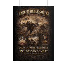 Load image into Gallery viewer, Rolled Posters - 369th Infantry Regiment - Assault across No Man's Land - WWI