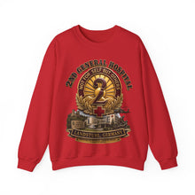Load image into Gallery viewer, Crewneck Sweatshirt - 2nd General Hospital - Landstuhl Germany - w Hospital - 3D - Enhanced