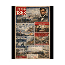 Load image into Gallery viewer, Matte Poster - THE USA - 1863