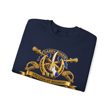 Load image into Gallery viewer, Crewneck Sweatshirt - Army - 7th Cavalry Regiment w Br - Ribbon - 3D - Enhanced