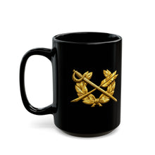 Load image into Gallery viewer, Black Mug (15oz) - Army - JAG Branch wo txt - 3D - enhanced