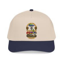 Load image into Gallery viewer, Mid Profile Baseball Cap - Vietnam Combat Veteran - 2nd Bn, 28th Inf 1st Inf Div - VN SVC w bronze star w OLC - 4 Stars w Battle Scene - 3D - Transparent