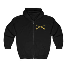 Load image into Gallery viewer, Unisex Heavy Blend™ Full Zip Hooded Sweatshirt - Infantry - Branch - US Army - Crossed Rifles