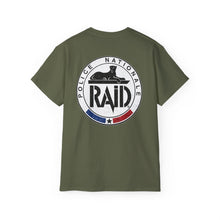 Load image into Gallery viewer, Unisex Ultra Cotton Tee - RAID emblem with panther