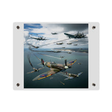 Load image into Gallery viewer, Acrylic Wall Art Panel - British and German aircraft during the Battle of Britain