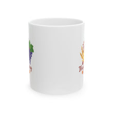 Load image into Gallery viewer, White Ceramic Mug - 11oz & 15oz - Thanksgiving Day - Bread