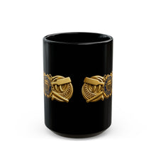 Load image into Gallery viewer, Black Mug (15oz) - USCG - Coxswain - Auxiliary wo txt - 3D - Enhanced