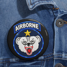 Load image into Gallery viewer, Custom Pin Buttons - Arctic Airborne Ranger - 3D - Enhanced