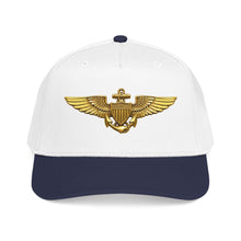 Load image into Gallery viewer, Mid Profile Baseball Cap - USCG - Aviator Badge wo txt - 3D - Enhanced