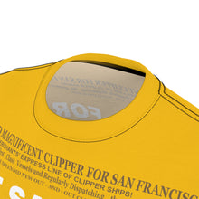 Load image into Gallery viewer, AOP - Gold Shirt - Set Sail for CALIFORNIA - California Gold