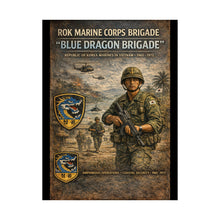 Load image into Gallery viewer, Matte Poster - Korea - ROK Marine Brigade - Blue Dragons