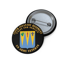 Load image into Gallery viewer, 159th Infantry Regiment DUI Army Pin Button — Custom US Army Military Button
