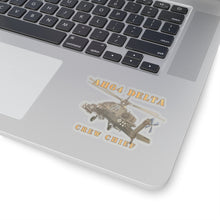 Load image into Gallery viewer, Kiss-Cut Stickers - AH-64 Oblique - AH-64 DElTA - Crew Chief - Lundy X 300