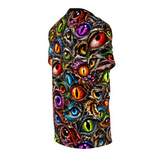 Load image into Gallery viewer, All-Seeing Eyes Tee — Psychedelic Multicolor Eye Pattern Shirt